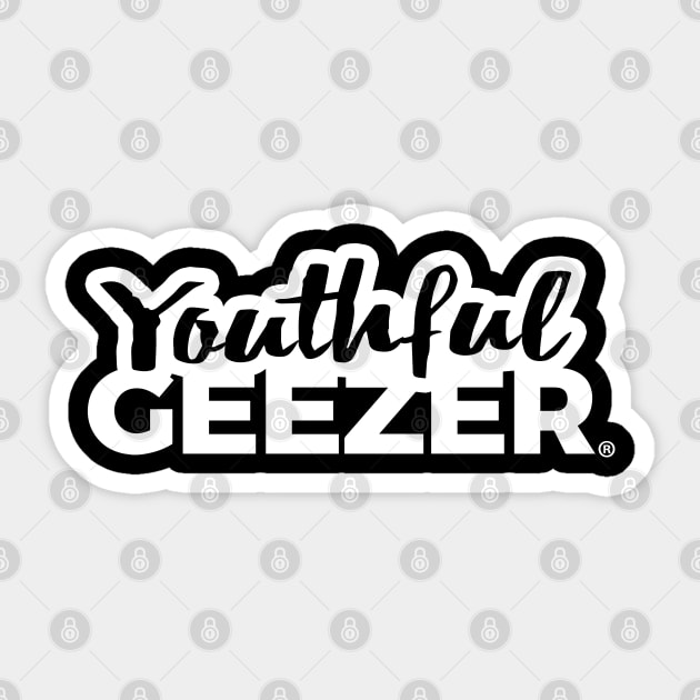 Youthful Geezer Brand Logo Sticker by YouthfulGeezer